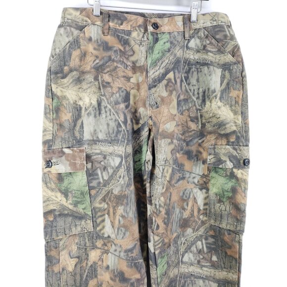 Liberty Mens Large Camo Cargo Hunting Pants Adjustable Hem - Picture 7 of 10